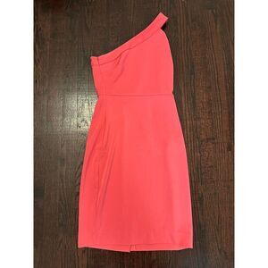 NBD Pink One Shoulder Mini Dress Size XXS